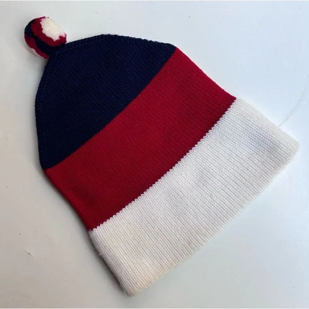 Vintage 1970’s Uli Hat All Wool Beanie Pom Made in Austria / Unisex